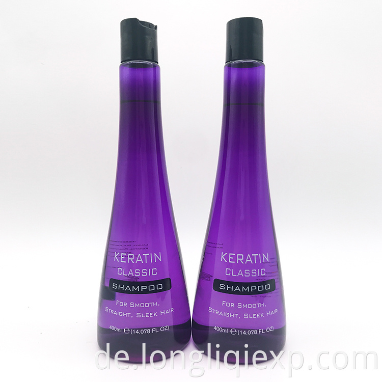 Klassisches 400ml dickes Haarshampoo für glattes glattes Haar